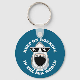Schommelen in de Zee wereld - Shark Lovers Quote Sleutelhanger