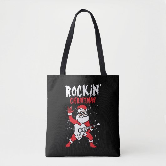 schommelend kerstcadeau tote bag (Voorkant)