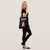 schommelend kerstcadeau tote bag (Op model)