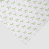 Schommelend Paard Silhouet Weefseldocument Groen Tissuepapier (Detail)