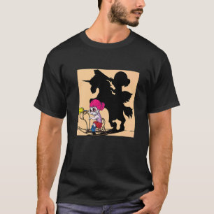 Schommelend Schommelpaard Eenhoorn Kindertijd Rijd T-shirt