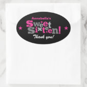 Schommelend type Sweet 16 Sticker (Tas)