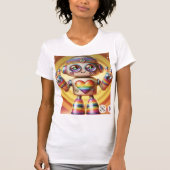 schommelende retrobot t-shirt (Voorkant)