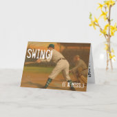 Schommeling! (& juffrouw…) kaart (Gele Bloem)