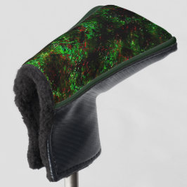 Schommeling van donkere vlekken op de toongroene e golfheadcover