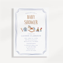 Schommelpaard Aquarel Speelgoed Baby Jongen Baby S