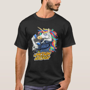 Schommelpaard Hemels veulen kleurrijke haar T-shirt