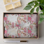  schommelpaard Kerstgroet Patroon Tissuepapier (Geschenk)