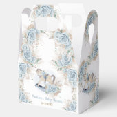  schommelpaard Pampas Baby Blauw Bloemen Bedankdoosjes (Geopend)