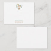 Schommelpaard van de kwekerij Baby Flat Note Kaart Notitiekaartje (Voorkant / Achterkant)