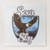 Schommen in de Sky logo Legpuzzel (Verticaal)