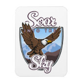 Schommen in de Sky logo Magneet (Verticaal)