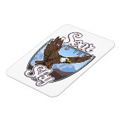 Schommen in de Sky logo Magneet (Linkerzijde)