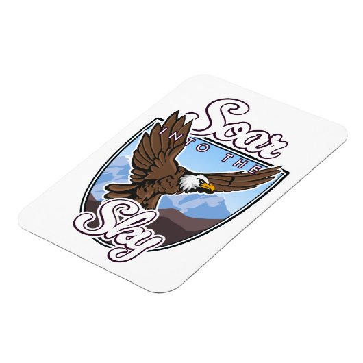 Schommen in de Sky logo Magneet (Linkerzijde)