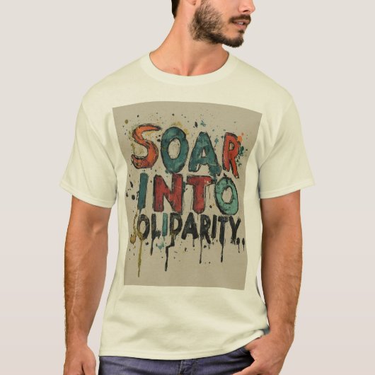 Schommen in Solidariteit T-shirt (Voorkant)