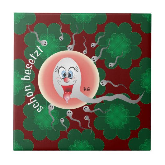 schon besetzt Fliese Tegeltje (Voorkant)