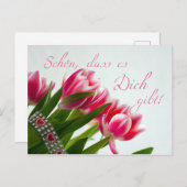 Schön, dass es Dich gibt! Briefkaart (Voorkant / Achterkant)