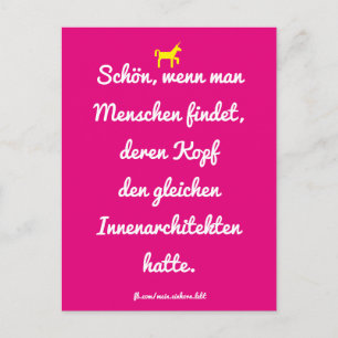 Schön, wenn man Menschen wie dich findet. Briefkaart