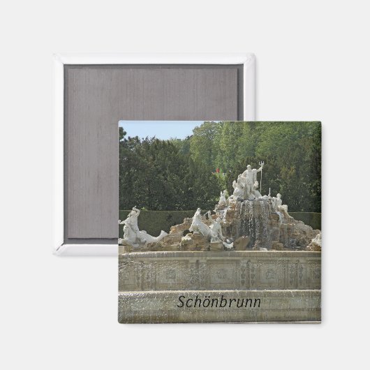 Schönbrunn fontein magneet (Voorkant / Achterkant)