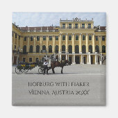 Schönbrunn Palace met Fiaker Wenen, Oostenrijk Magneet (Voorkant)