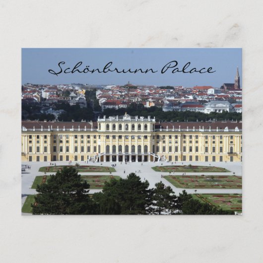 schönbrunn palace wenen briefkaart (Voorkant)