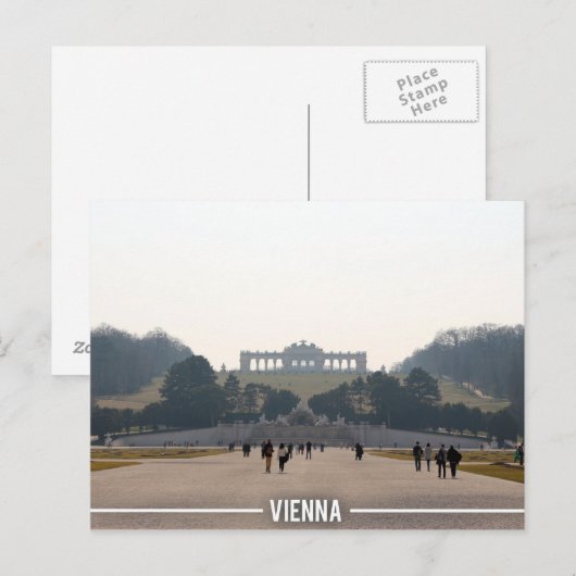 Schonbrunn Palace - Wenen Oostenrijk Briefkaart (Voorkant / Achterkant)