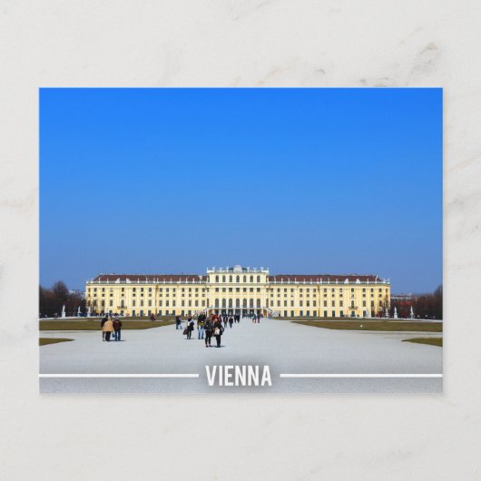 Schönbrunn Palace - Wenen Oostenrijk Briefkaart (Voorkant)