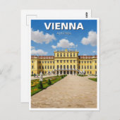 Schönbrunn Palace Wenen Oostenrijk Reizen Briefkaart (Voorkant / Achterkant)