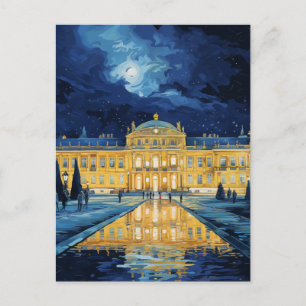 Schonbrunn Paleis Wenen Nacht Aquarel Briefkaart