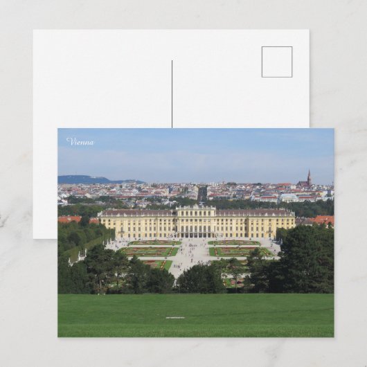 Schönbrunn Vienna Briefkaart (Voorkant / Achterkant)