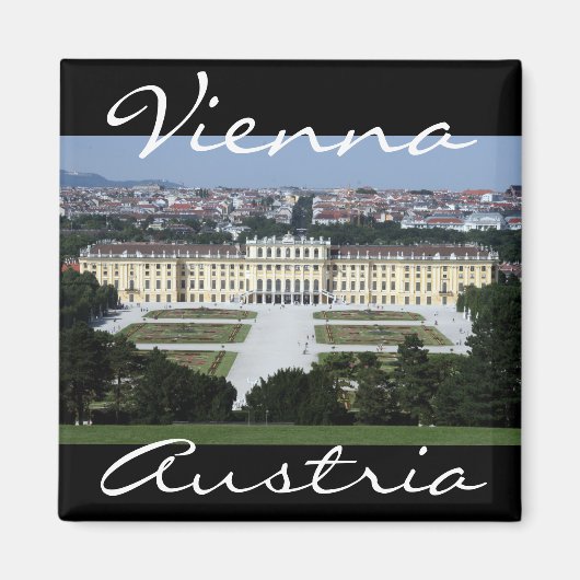 schönbrunn wenen austria magneet (Voorkant)