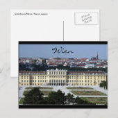 schönbrunn wien uitzicht briefkaart (Voorkant / Achterkant)