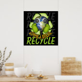 Schone aarde - Recyclen Poster (Keuken)