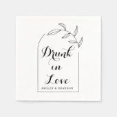 Schone Arch Minimal Wedding Napkins Servet (Voorkant)
