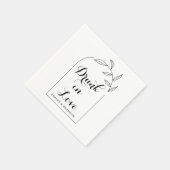 Schone Arch Minimal Wedding Napkins Servet (Hoek)