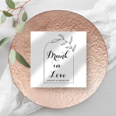 Schone Arch Minimal Wedding Napkins Servet