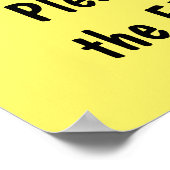 Schone badkamer. poster (Hoek)