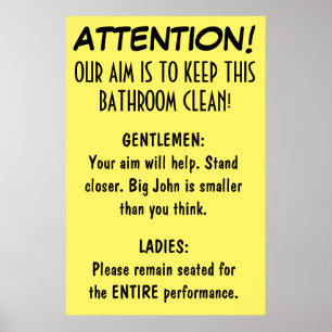 Schone badkamer. poster