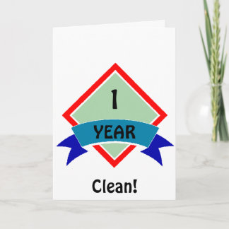 Schone banner 1 JAAR Kaart
