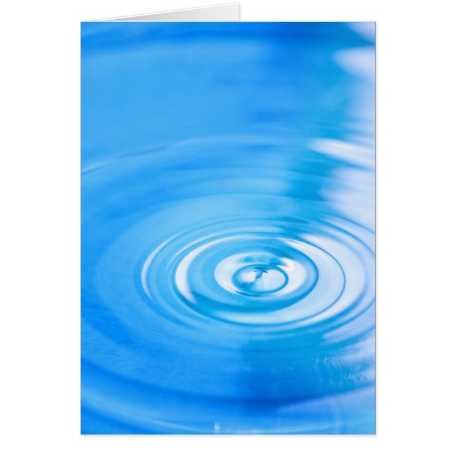 Schone blauwe waterrimpels (Voorkant)