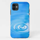 Schone blauwe waterrimpels Case-Mate iPhone case (Achterkant)