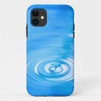 Schone blauwe waterrimpels iPhone 11 hoesje