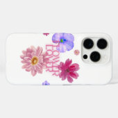 Schöne Blumenhülle, schlicht aber bezaubernd Case-Mate iPhone Case (Achterkant (horizontaal))