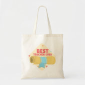Schone boodschappentas | beste leraar ooit | leraa tote bag (Voorkant)