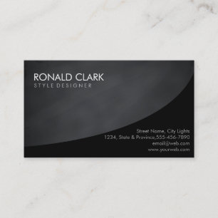 Schone Chalkboard Professional Black Elegant Visitekaartje
