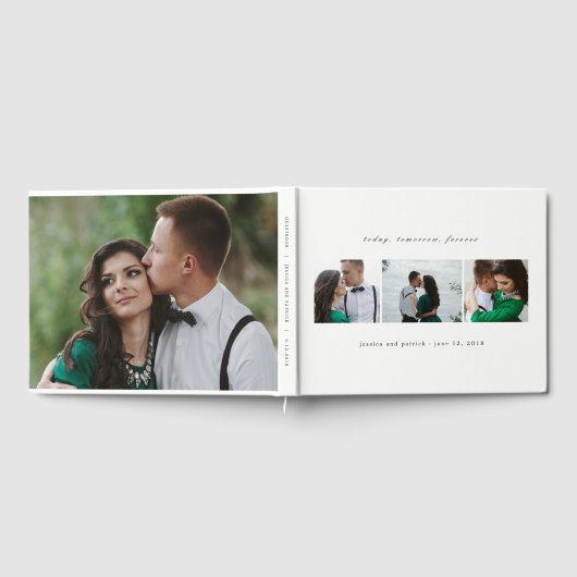 Schone collage EDITABLE COLOR Weddenschap Gastenboek (Volledig)