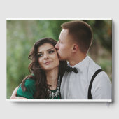 Schone collage EDITABLE COLOR Weddenschap Gastenboek (Achterkant)