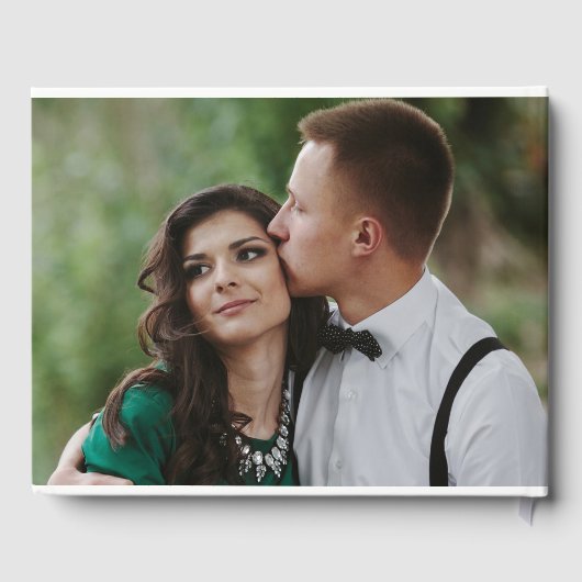 Schone collage EDITABLE COLOR Weddenschap Gastenboek (Achterkant)