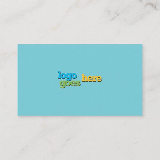 Schone, eenvoudige lijn Visitekaartje voor Realtor (Achterkant)