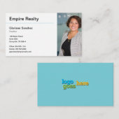 Schone, eenvoudige lijn Visitekaartje voor Realtor (Voorkant / Achterkant)